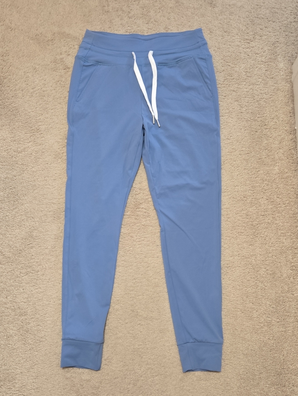Halara Women's Light Blue Jogger Pants with Drawstring